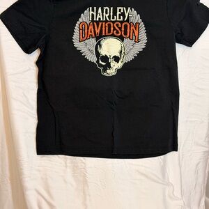 Harley-Davidson Black Graphic T-Shirt – Men’s 2XL – Manassas, VA